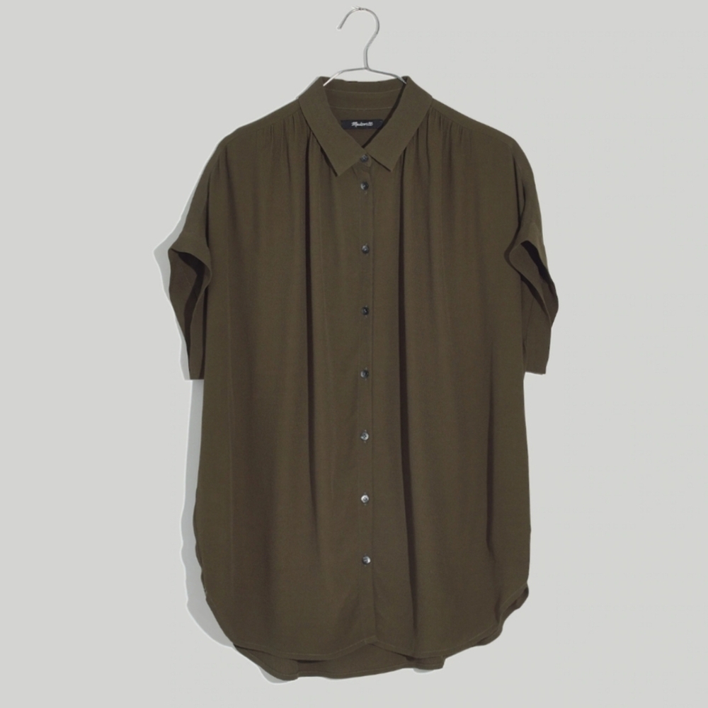 Madewell Short Sleeve Blouse - size S